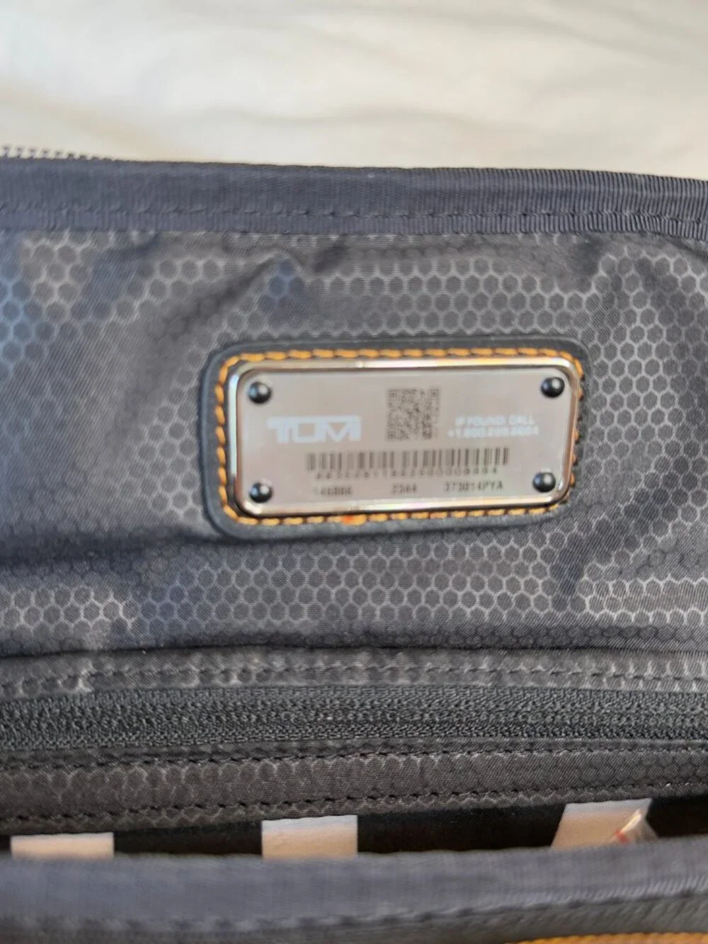 TUMI x McLaren Remex Accessory Kit / Dopp Kit – Papaya Orange – Monaco Formula 1